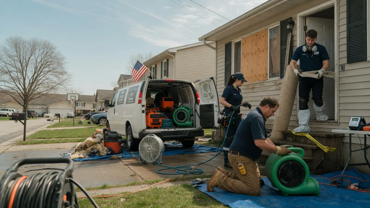 Water Damage Restoration in Eros, LA near me